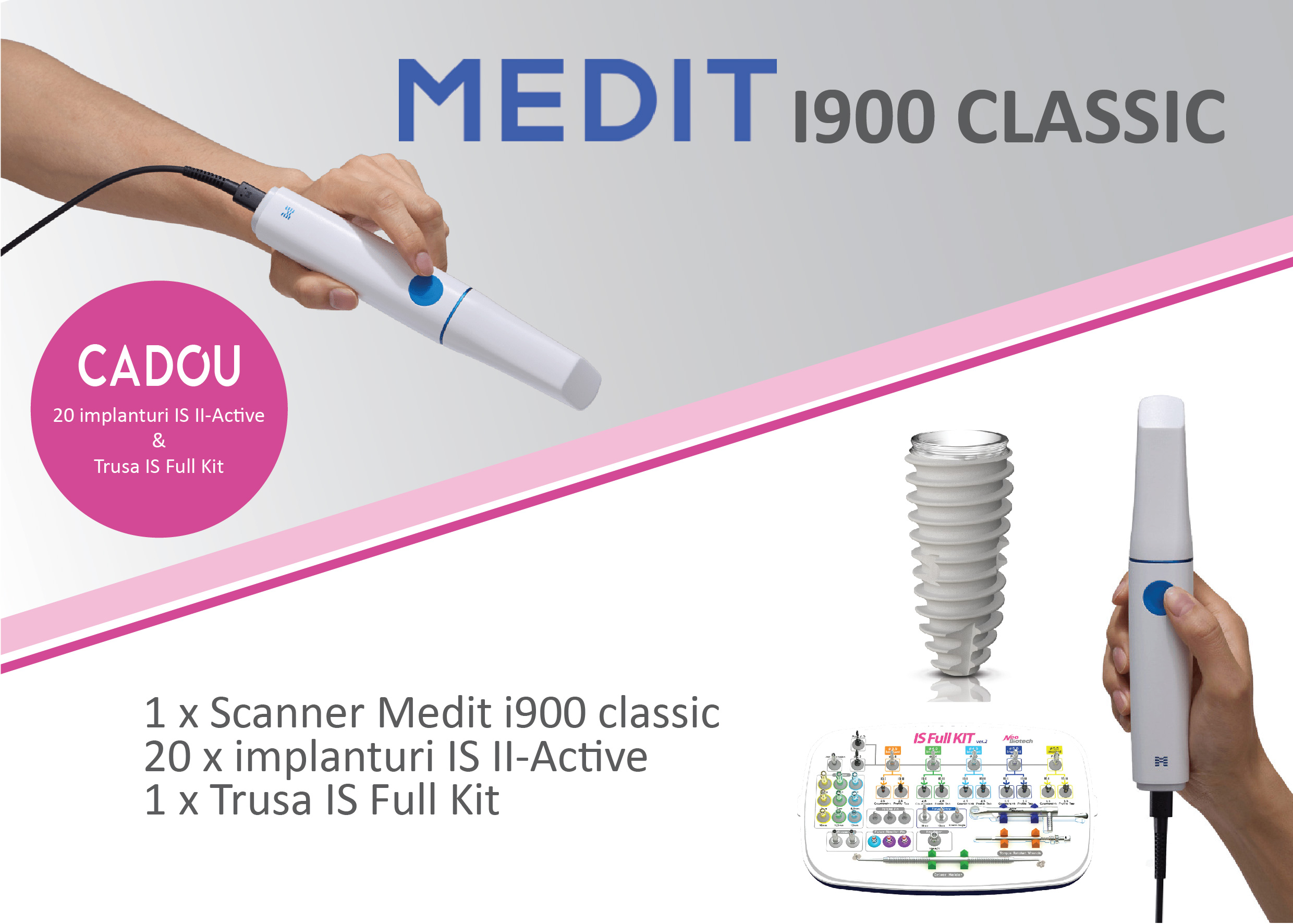 Scanner intraoral MEDIT i900 CLASSIC Scanner intraoral MEDIT i900 CLASSIC